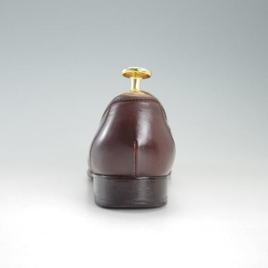 極上★(伊製)HERMES/エルメス(レディース) SIZE 36【定価10万円以上★ローファー/ロゴプレート仕様】カーフ/茶/★e988