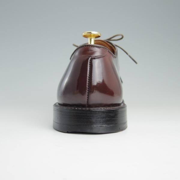 美品★オールデン 10D【コードバン仕様★BROOKS BROTHERS別注/06605】プレーントゥ/赤茶/ブルックスブラザーズ/Alden★e995