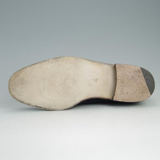 美品★ジョンロブ SIZE 6.5【貴重★PARISロゴ時代の製品/ADOUR】ストレートチップ/スエード/紺/メンズ/JOHN LOBB★e996