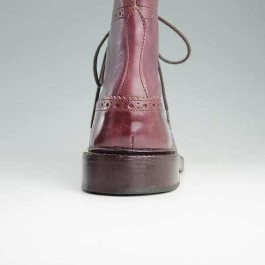 美品★トリッカーズ SIZE 8.5【貴重★阪急メンズ別注/M7527/バーガンディー】カントリーブーツ/カーフ/赤茶/メンズ/Tricker's★f007