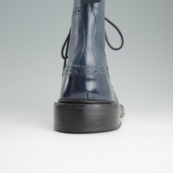 極上★トリッカーズ SIZE 8.5【貴重★阪急メンズ別注/M7527/ネイビー】カントリーブーツ/カーフ/紺/メンズ/Tricker's★f008