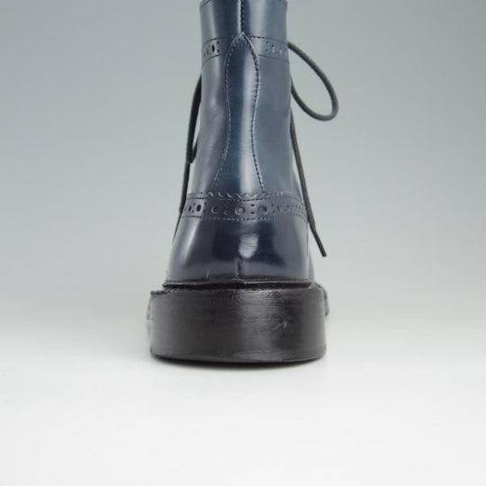 極上★トリッカーズ SIZE 8.5【貴重★阪急メンズ別注/M7527/ネイビー】カントリーブーツ/カーフ/紺/メンズ/Tricker's★f008