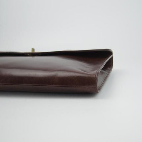美品★(伊製)BROOKS BROTHERS【★レザー/ブリーフケース/ブルックスブラザーズ】メンズ/ビジネス/バッグ/黒/革/鞄★N5593