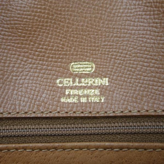 極上★(伊)チェレリーニ/CELLERINI【定価15万円程度★バーキン35タイプ】ハンドバッグ/レディース/レザー/バッグ/薄茶/革/鞄★N5594