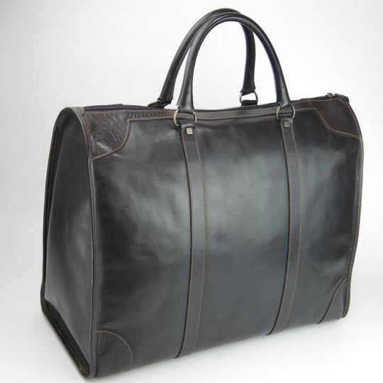 極上★(英)ダンヒル/dunhill【★レザー/ボストンバッグ】メンズ/ビジネス/バッグ/黒/革/鞄★N5598