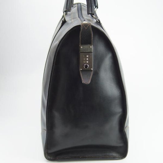 極上★(英)ダンヒル/dunhill【★レザー/ボストンバッグ】メンズ/ビジネス/バッグ/黒/革/鞄★N5598