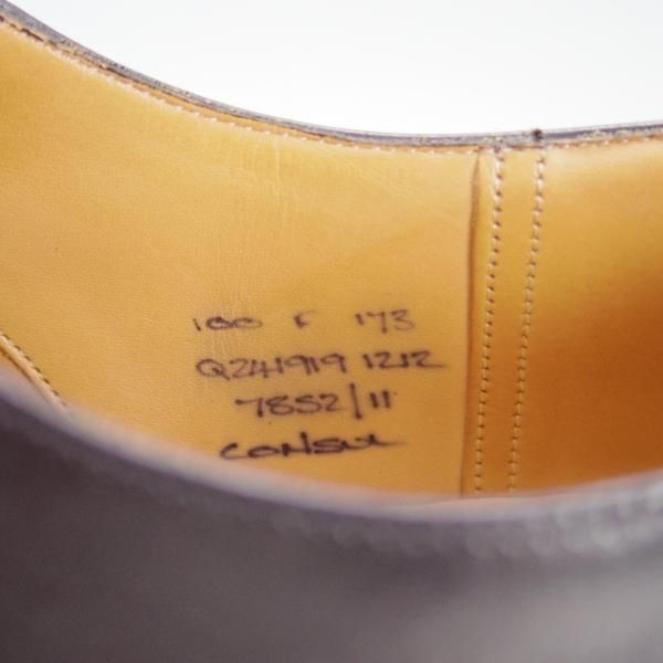 極上★チャーチ 100F/UK10【定価￥130,900-★コンサル/CONSUL】173ラスト/ストレートチップ/4都市/カーフ/黒/メンズ/Church's★f010