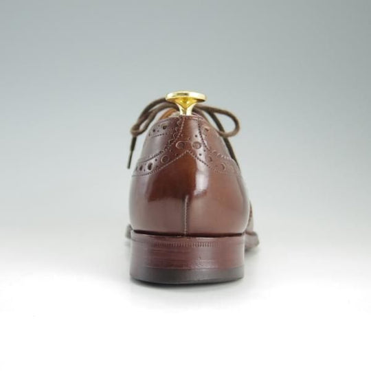 極上★チャーチ 65F/UK6.5【旧チャーチ★73ラスト/CHETWYND/チェットウィンド】3都市ロゴ/フルブローグ/カーフ/茶/メンズ/Church's★f011