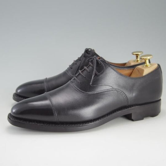 極上★スコッチグレイン SIZE 23.5【定価￥33,000-★シャインオアレイン/2776】ストレートチップ/カーフ/黒/SCOTCH GRAIN★f012