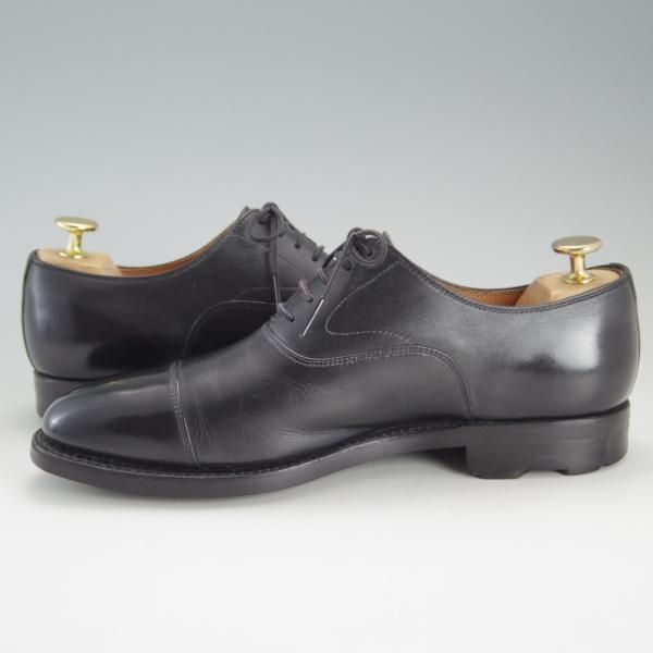 極上★スコッチグレイン SIZE 23.5【定価￥33,000-★シャインオアレイン/2776】ストレートチップ/カーフ/黒/SCOTCH GRAIN★f012