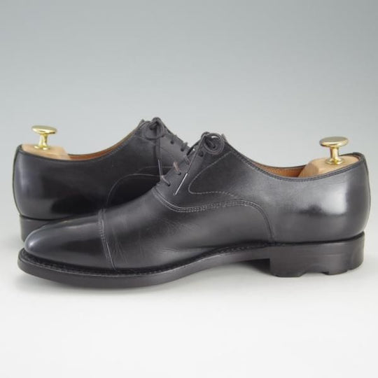 極上★スコッチグレイン SIZE 23.5【定価￥33,000-★シャインオアレイン/2776】ストレートチップ/カーフ/黒/SCOTCH GRAIN★f012