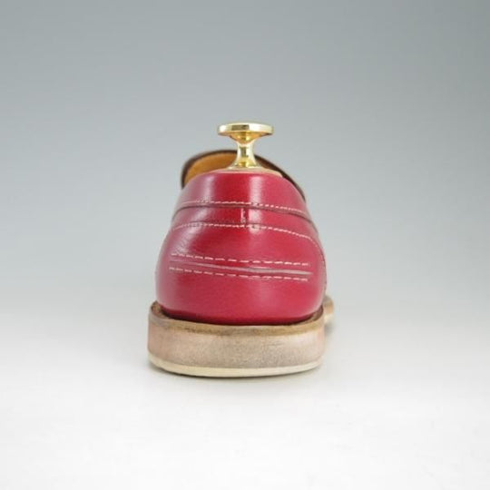 極上★ジョンロブ 5.5E【貴重★(水牛)バッファローレザー/MIAMI/マイアミ】2099ラスト/ローファー/スリッポン/赤/JOHN LOBB★f013