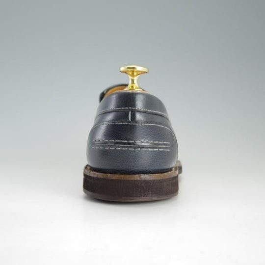 極上★ジョンロブ 5.5E【貴重★(水牛)バッファローレザー/MIAMI/マイアミ】2099ラスト/ローファー/スリッポン/紺/JOHN LOBB★f014