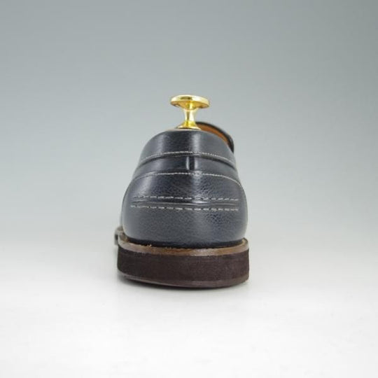 極上★ジョンロブ 5.5E【貴重★(水牛)バッファローレザー/MIAMI/マイアミ】2099ラスト/ローファー/スリッポン/紺/JOHN LOBB★f014