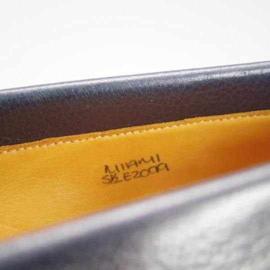 極上★ジョンロブ 5.5E【貴重★(水牛)バッファローレザー/MIAMI/マイアミ】2099ラスト/ローファー/スリッポン/紺/JOHN LOBB★f014