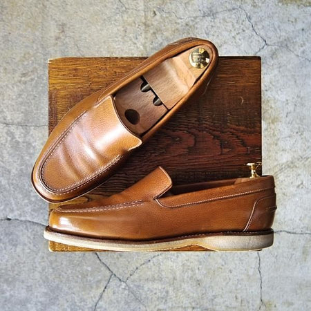 極上★ジョンロブ 6E【貴重★(水牛)バッファローレザー/MIAMI/マイアミ】2099ラスト/ローファー/スリッポン/茶/JOHN LOBB★f015