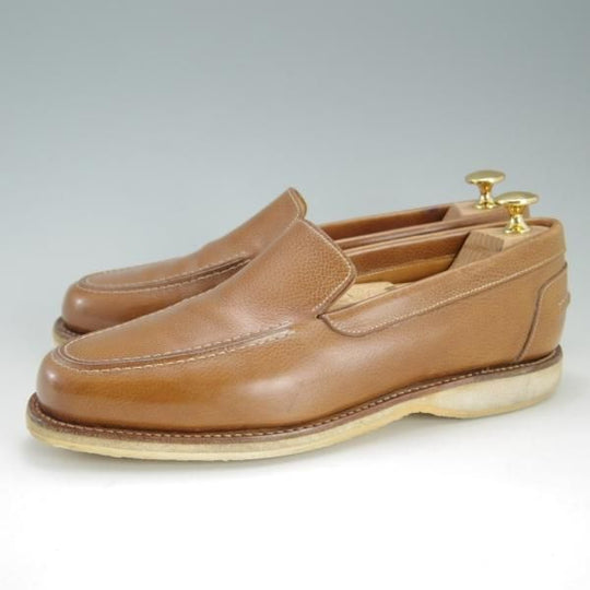 極上★ジョンロブ 6E【貴重★(水牛)バッファローレザー/MIAMI/マイアミ】2099ラスト/ローファー/スリッポン/茶/JOHN LOBB★f015