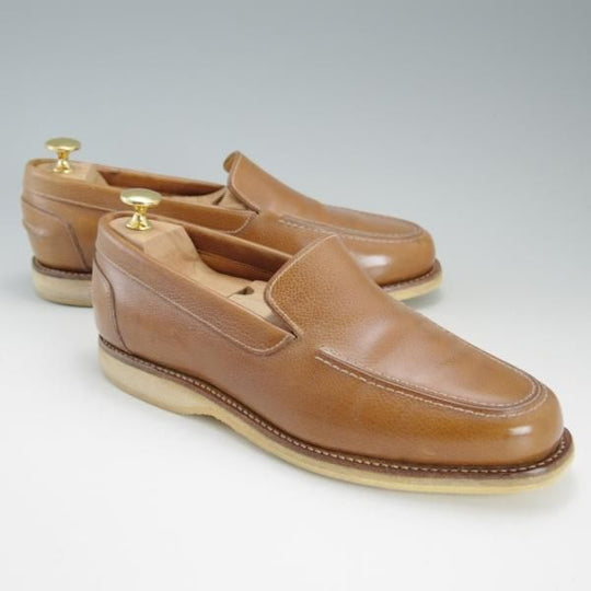 極上★ジョンロブ 6E【貴重★(水牛)バッファローレザー/MIAMI/マイアミ】2099ラスト/ローファー/スリッポン/茶/JOHN LOBB★f015