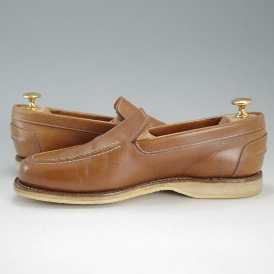 極上★ジョンロブ 6E【貴重★(水牛)バッファローレザー/MIAMI/マイアミ】2099ラスト/ローファー/スリッポン/茶/JOHN LOBB★f015