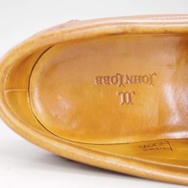 極上★ジョンロブ 6E【貴重★(水牛)バッファローレザー/MIAMI/マイアミ】2099ラスト/ローファー/スリッポン/茶/JOHN LOBB★f015