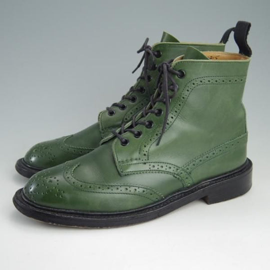極上★トリッカーズ(レディース) SIZE 5【★カントリーブーツ/L5180】カーフ/緑/Tricker's★f017