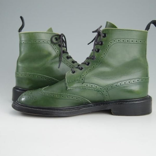 極上★トリッカーズ(レディース) SIZE 5【★カントリーブーツ/L5180】カーフ/緑/Tricker's★f017