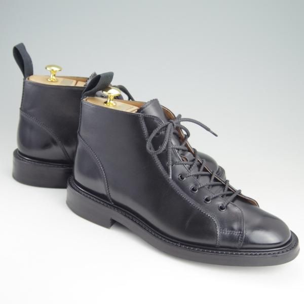 極美品★トリッカーズ SIZE 8【モデル定価￥88,000-★モンキーブーツ/ダイナイトソール仕様】M6077/カーフ/黒/メンズ/Tricker's★f018