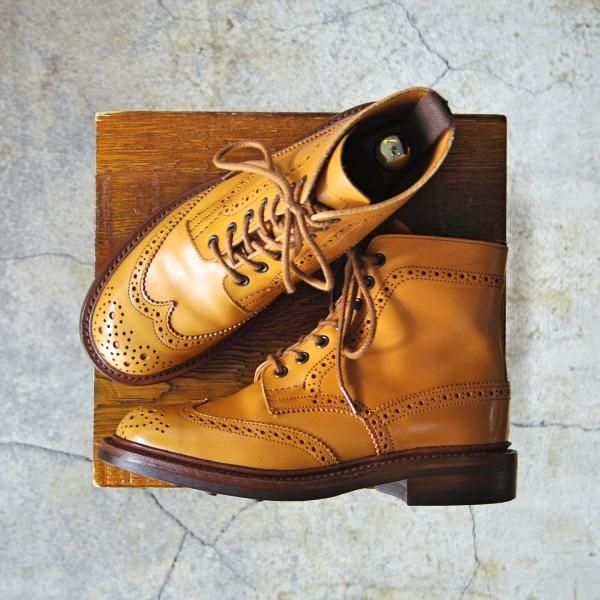 美品★トリッカーズ(レディース) SIZE 4.5【ダイナイトソール仕様★エイコンアンティーク】カントリーブーツ/L5180/Tricker's★f019