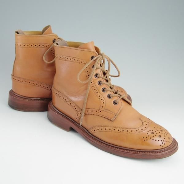 極上★トリッカーズ(レディース) SIZE 5【定価￥88,000-★MALTON/モールトン】カントリーブーツ/カーフ/茶/Tricker's★f020