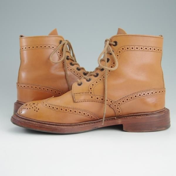 極上★トリッカーズ(レディース) SIZE 5【定価￥88,000-★MALTON/モールトン】カントリーブーツ/カーフ/茶/Tricker's★f020