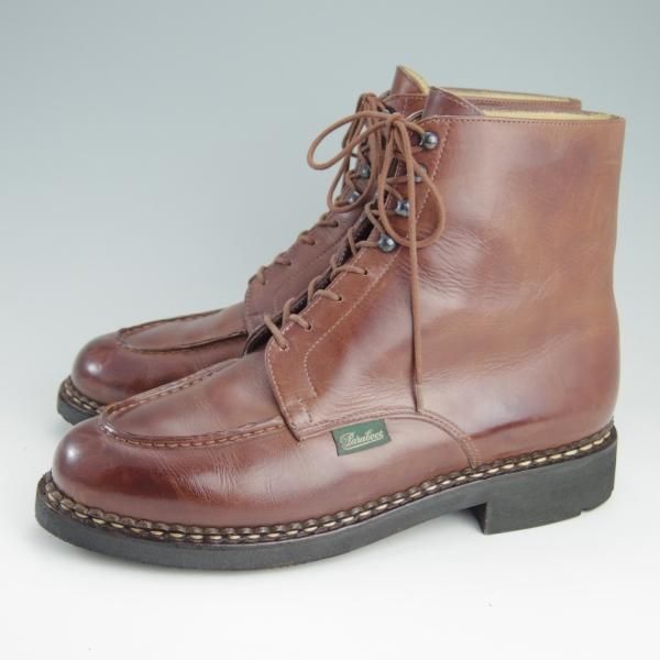 美品★パラブーツ SIZE 7【定価￥81,400-★ブーツ仕様のシャンボード/BEAULIEU】ボーリュー/リスレザー/マロン/MARRON/Paraboot★f021