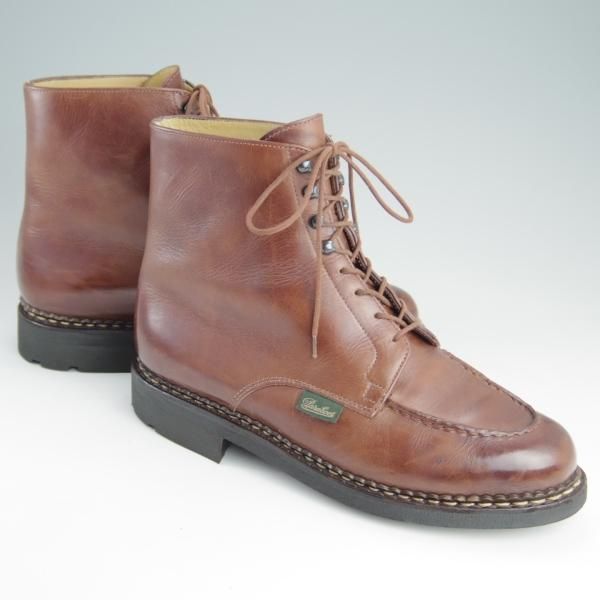 美品★パラブーツ SIZE 7【定価￥81,400-★ブーツ仕様のシャンボード/BEAULIEU】ボーリュー/リスレザー/マロン/MARRON/Paraboot★f021