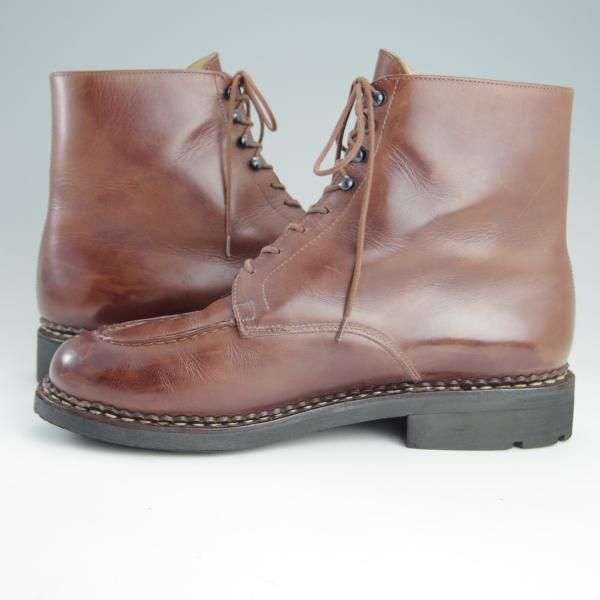 美品★パラブーツ SIZE 7【定価￥81,400-★ブーツ仕様のシャンボード/BEAULIEU】ボーリュー/リスレザー/マロン/MARRON/Paraboot★f021