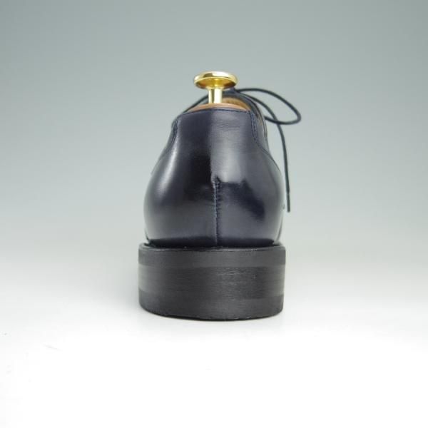 極美品★パラブーツ SIZE 7.5【定価￥77,000-★ドレス仕様シャンボード/バーニーズNY別注】Uチップ/カーフ/紺/CHAMBORD/Paraboot★f022