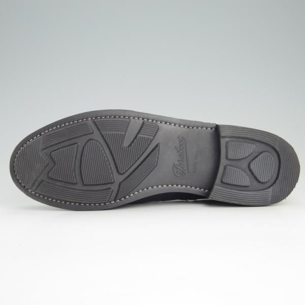 極美品★パラブーツ SIZE 7.5【定価￥77,000-★ドレス仕様シャンボード/バーニーズNY別注】Uチップ/カーフ/紺/CHAMBORD/Paraboot★f022