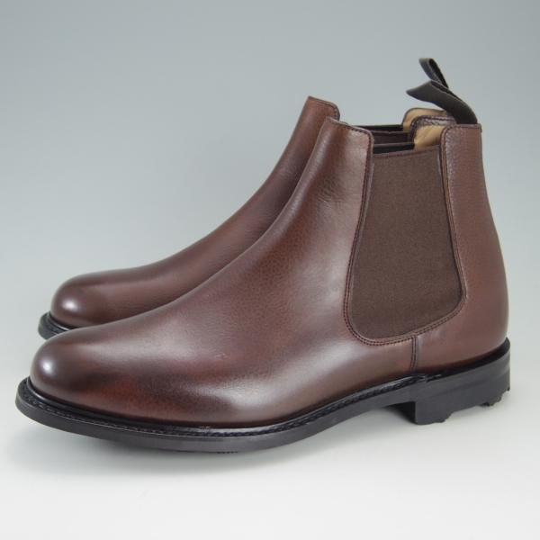 ほぼ未使用★チャーチ 60G/UK6【リッジウェイソール仕様★サイドゴアブーツ/NUNTON2】103ラスト/グレインレザー/茶/Church's★f028