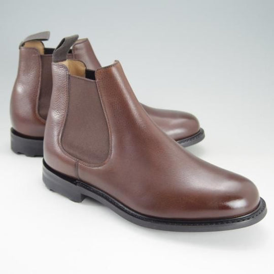 ほぼ未使用★チャーチ 60G/UK6【リッジウェイソール仕様★サイドゴアブーツ/NUNTON2】103ラスト/グレインレザー/茶/Church's★f028