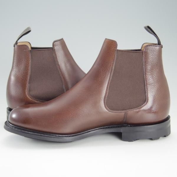 ほぼ未使用★チャーチ 60G/UK6【リッジウェイソール仕様★サイドゴアブーツ/NUNTON2】103ラスト/グレインレザー/茶/Church's★f028