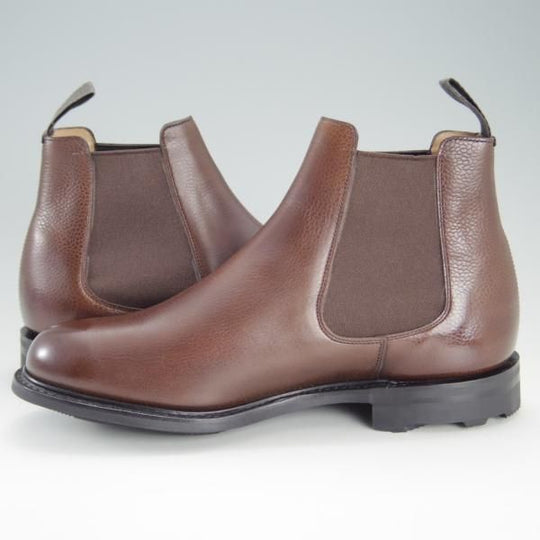 ほぼ未使用★チャーチ 60G/UK6【リッジウェイソール仕様★サイドゴアブーツ/NUNTON2】103ラスト/グレインレザー/茶/Church's★f028