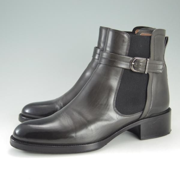 美品★(仏)サルトル(レディース) SIZE 37.5【定価10万円程度★サイドゴアブーツ/PARMAレザー】SR2803/黒/SARTORE★f030