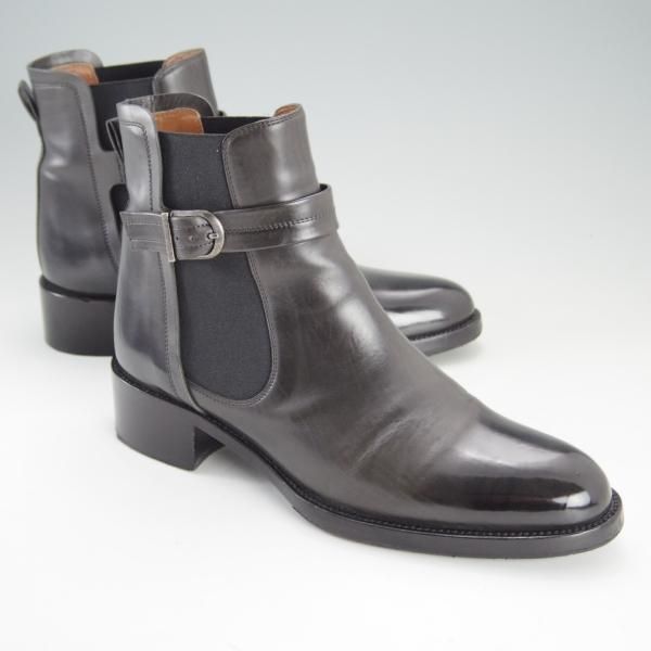 美品★(仏)サルトル(レディース) SIZE 37.5【定価10万円程度★サイドゴアブーツ/PARMAレザー】SR2803/黒/SARTORE★f030