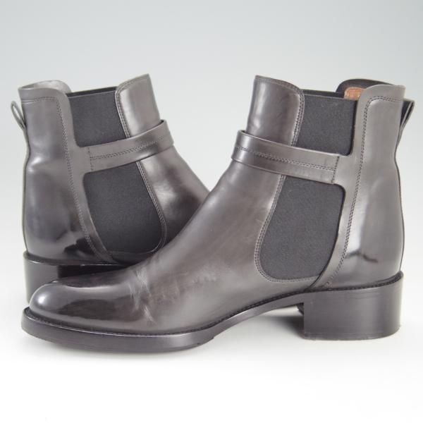 美品★(仏)サルトル(レディース) SIZE 37.5【定価10万円程度★サイドゴアブーツ/PARMAレザー】SR2803/黒/SARTORE★f030