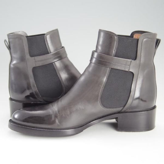 美品★(仏)サルトル(レディース) SIZE 37.5【定価10万円程度★サイドゴアブーツ/PARMAレザー】SR2803/黒/SARTORE★f030