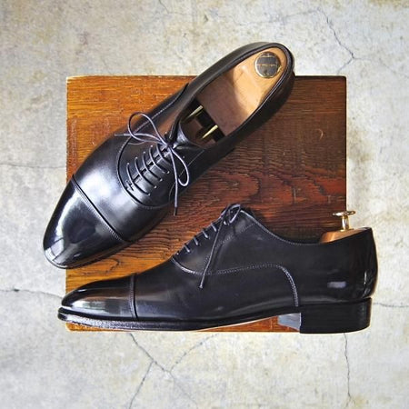 極上★Oriental製/オリエンタル SIZE 7【上級★ベベルドグッドイヤー/BEAMS F別注】BE-6101/ストレートチップ/カーフ/黒/メンズ★f031