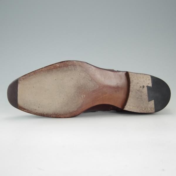 美品★宮城興業 6.5E【定価￥79,920-★コードバン仕様/クォーターブローグ/YOUKIHI】赤茶/World Footwear Gallery/MIYAGI KOGYO★f032