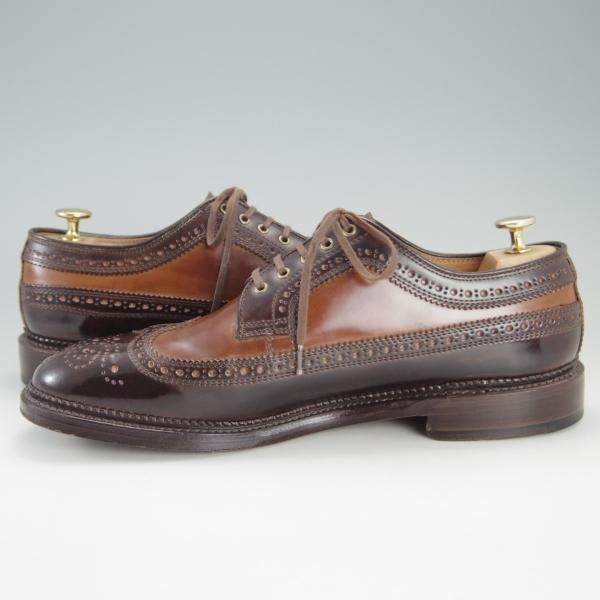 極上★シェットランドフォックス SIZE 8【水染めコードバン仕様★ロングウイング/ASTRIA/3069】ウイングチップ/Shetlandfox★f033