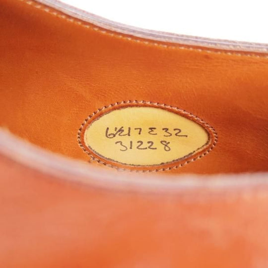 美品★エドワードグリーン 6.5E【現行定価￥205,700-★DOVER/ドーバー/32ラスト】Uチップ/カーフ/チェスナット/茶/EDWARD GREEN★f035