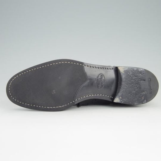 極美品★チャーチ(レディース) SIZE 38【定価￥86,900-★バーウッド/BURWOOD WG】ポリッシュドバインダーカーフ/黒/Church's★f037
