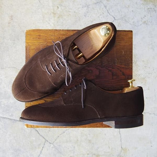 極上★ロイドフットウェア SIZE 8.5【貴重★(英)ホワイト社製/ダイナイトソール仕様】Uチップ/スエード/濃茶/Lloyd's/Lloyd Footwear★f038