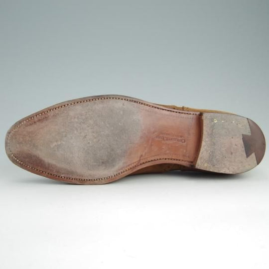 極上★クロケット&ジョーンズ 9.5E【定価￥86,900-★WESTFIELD/ウエストフィールド】341ラスト/セミブローグ/茶/Crockett&Jones★f040